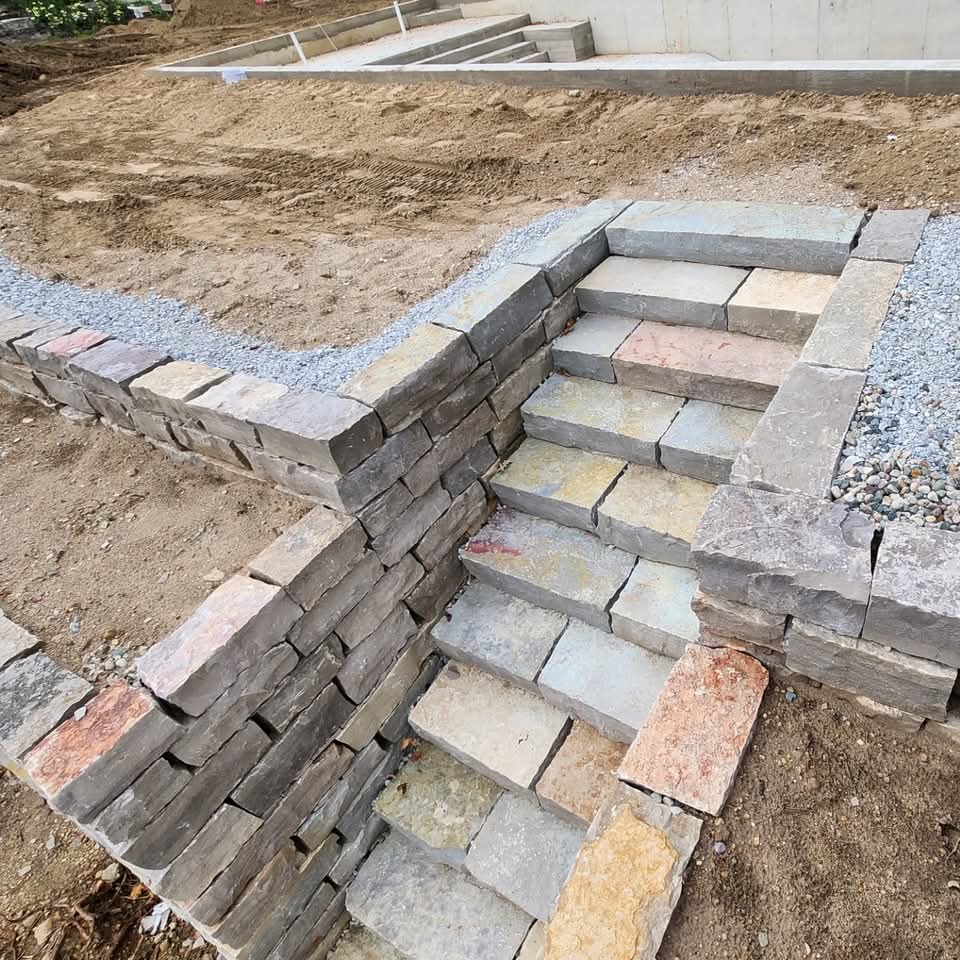 Hardscape and stone work completed by Bernal Landscape