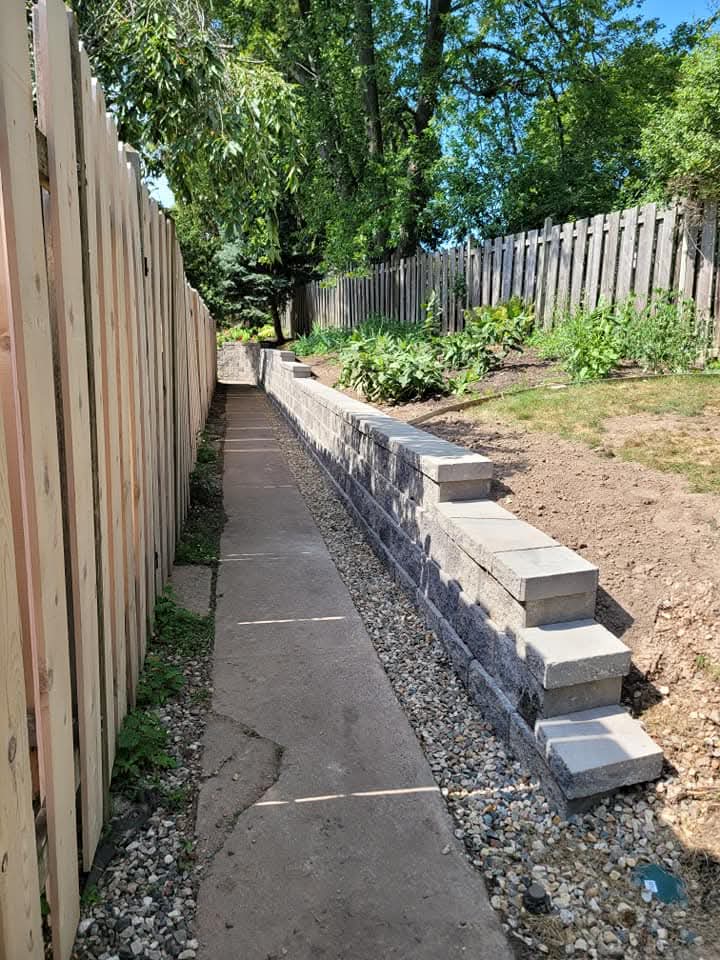 Custom landscape installation by Bernal Landscape Management