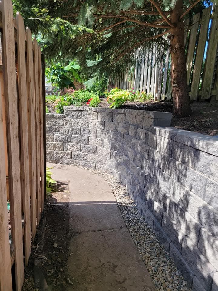 Hardscape and stone work completed by Bernal Landscape