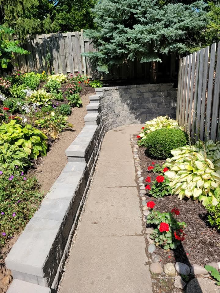 Paver patio installation in Grand Rapids, MI