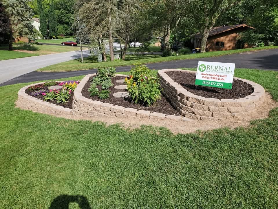 Hardscape and stone work completed by Bernal Landscape